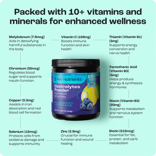 Electrolyte Recovery Plus Powder (Sugar-Free) by Key Nutrients
