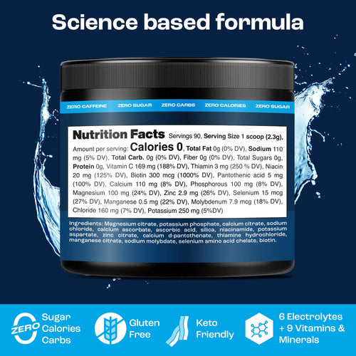Electrolyte Recovery Plus Powder (Sugar-Free) by Key Nutrients