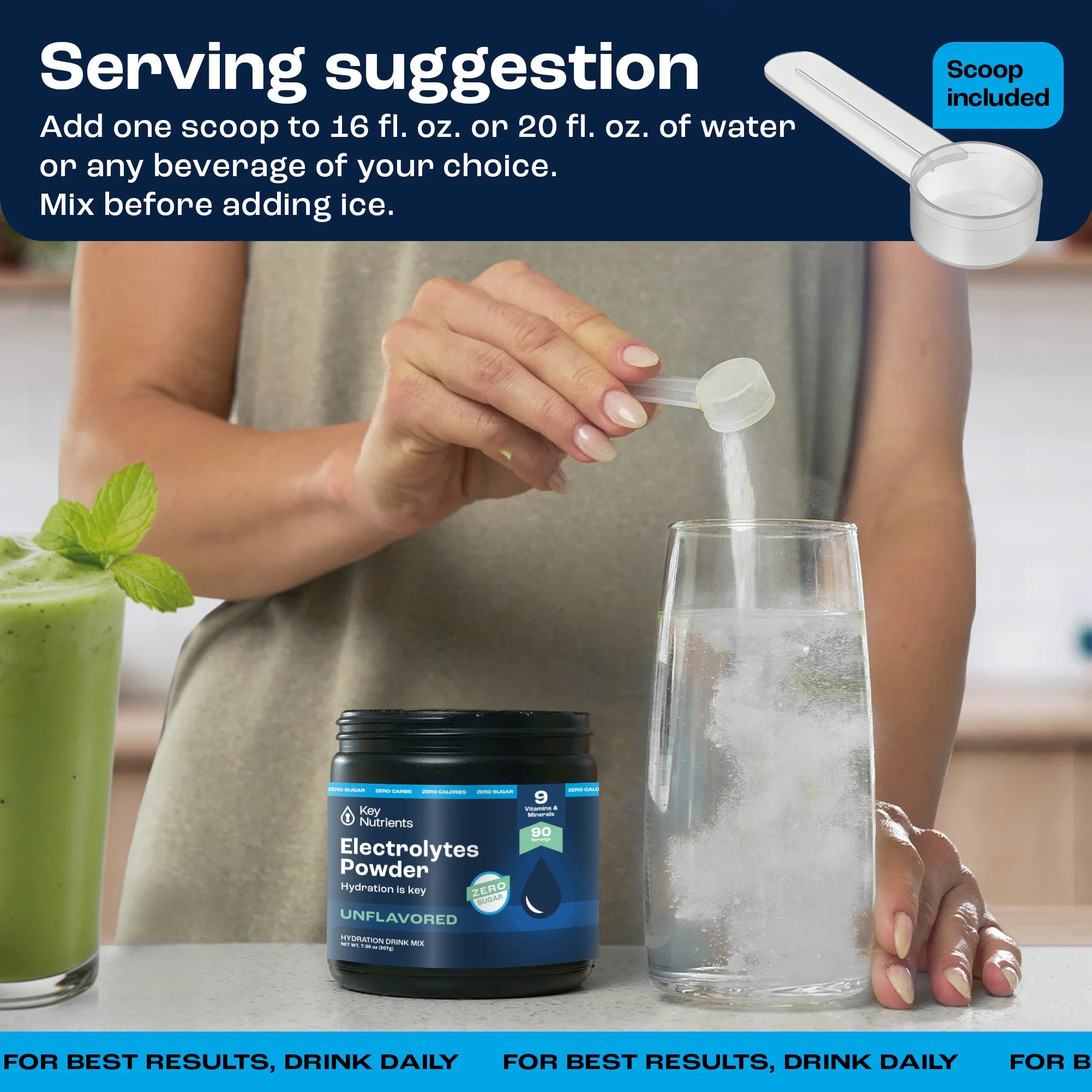 Electrolyte Recovery Plus Powder (Sugar-Free) by Key Nutrients