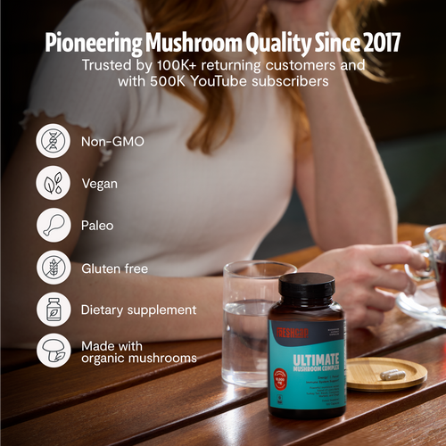 Ultimate Mushroom Complex Capsules by FreshCap Mushrooms