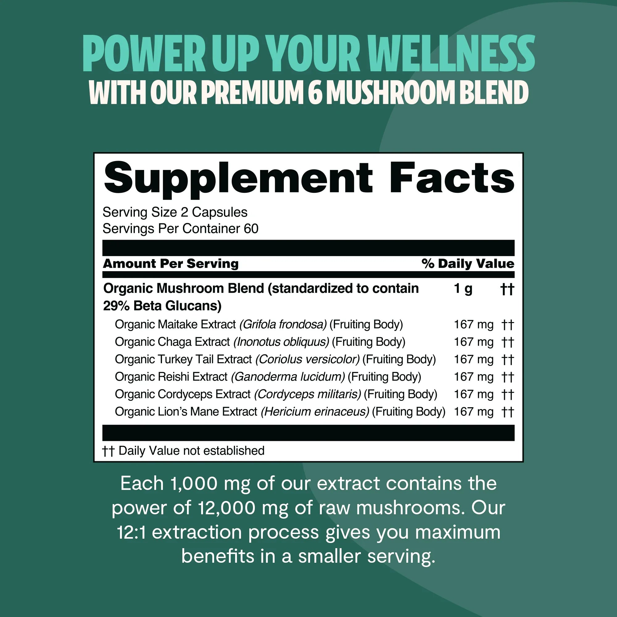 Ultimate Mushroom Complex Capsules by FreshCap Mushrooms