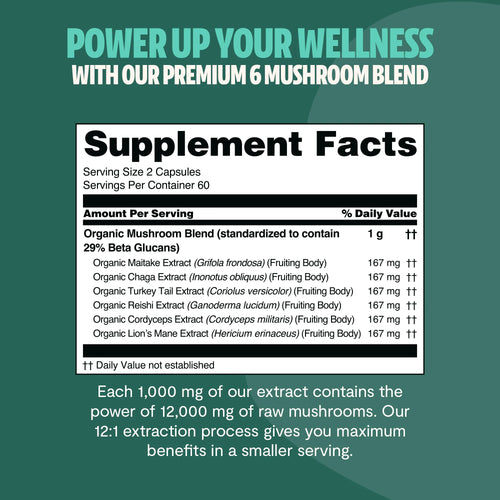 Ultimate Mushroom Complex Capsules by FreshCap Mushrooms