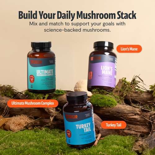 Lion's Mane Mushroom Extract Capsules by FreshCap Mushrooms