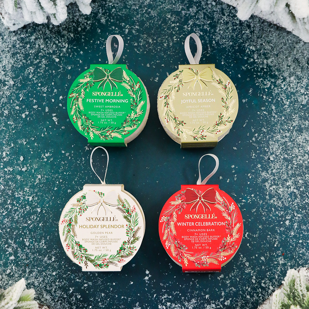 Holiday Wreath Assorted Pack by Spongellé