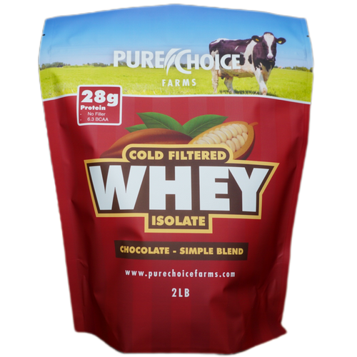 Whey Protein Isolate Chocolate by Pure Choice Farms