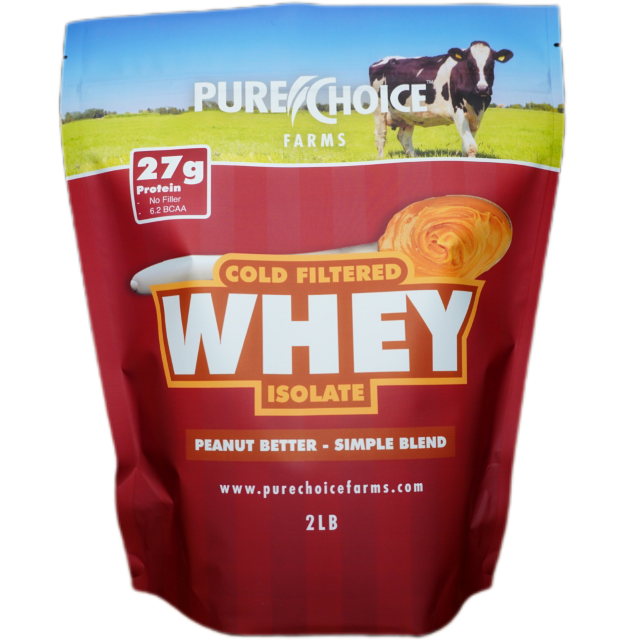Whey Protein Isolate Peanut Better by Pure Choice Farms