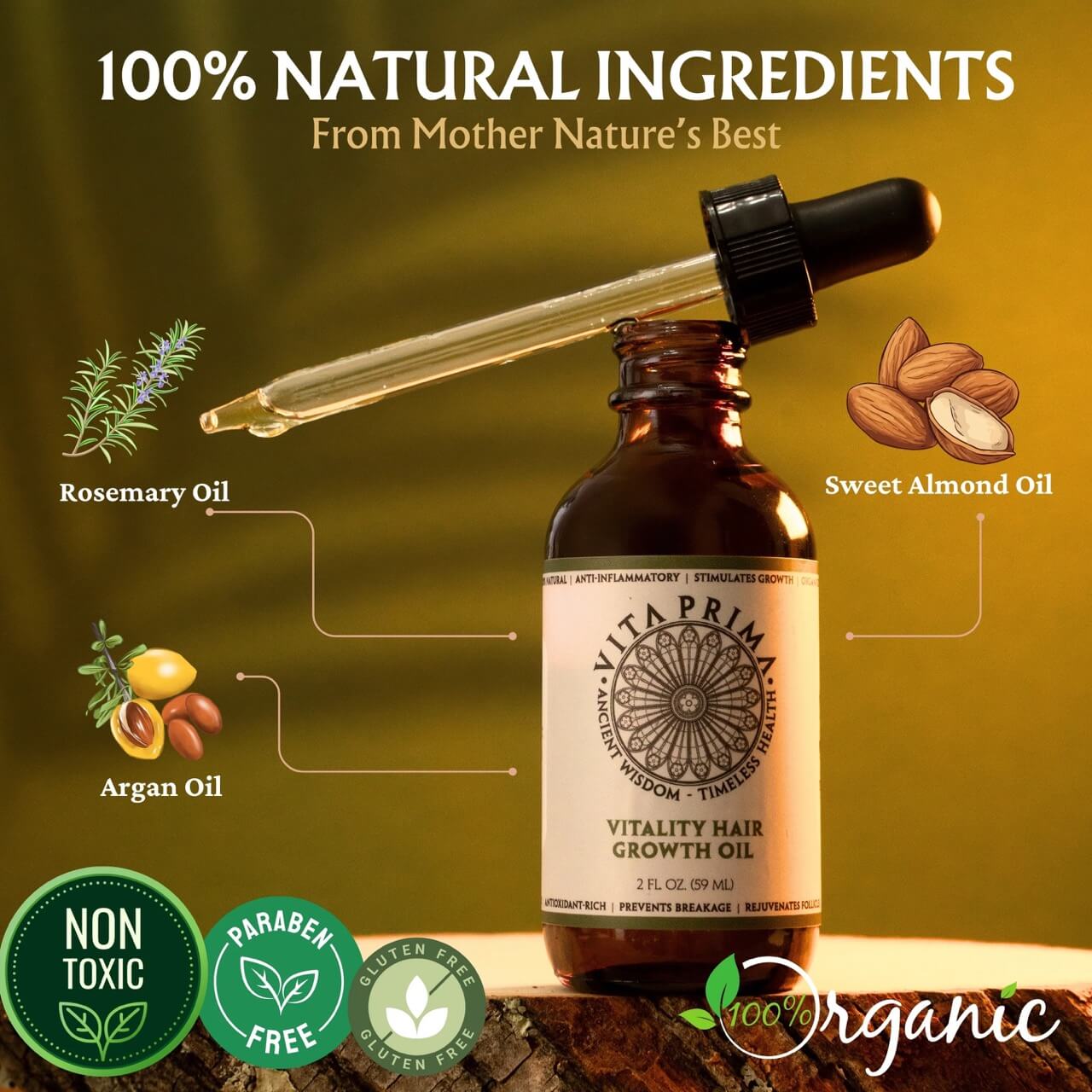 Vitality Hair Growth Oil by Vita Prima