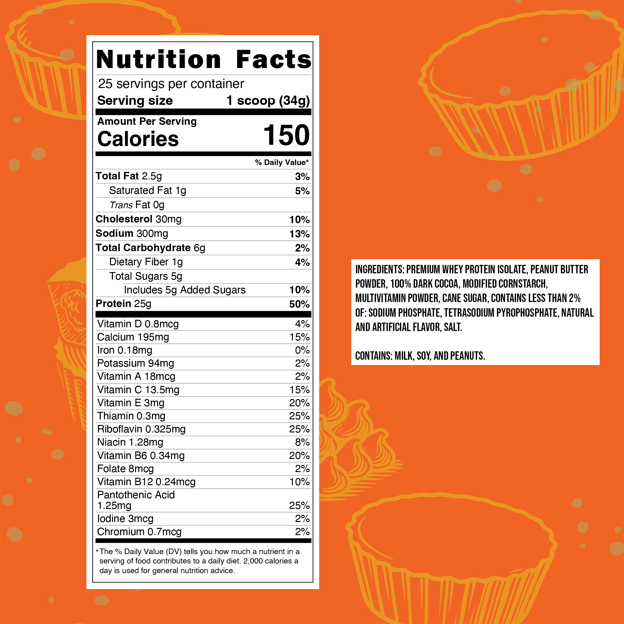 Whey Protein Powder by Orion Supplements
