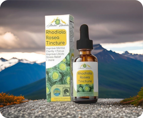 Rhodiola Rosea Tincture – Natural Stress & Energy Support (2 oz) by Alaska Rhodiola