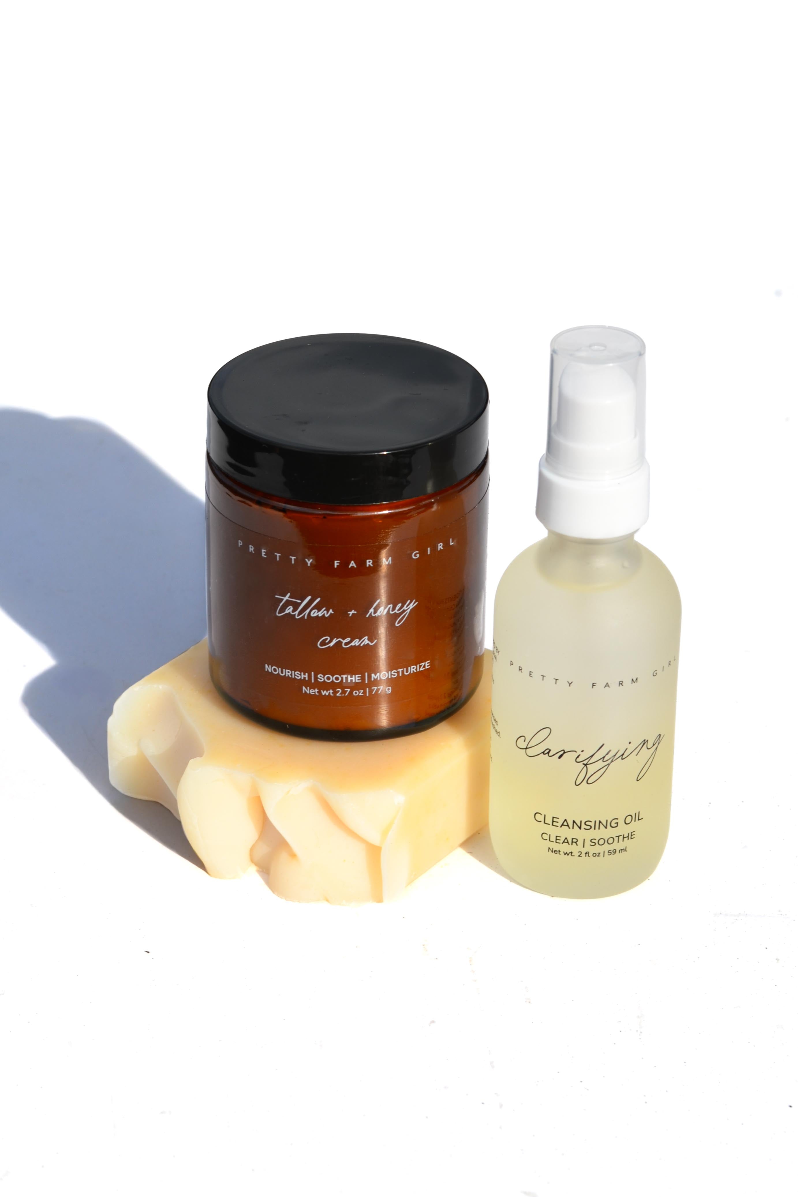 Double Cleansing Kit: Soothing by Pretty farm girl