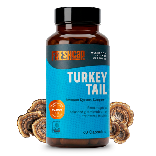 Turkey Tail Mushroom Extract Capsules by FreshCap Mushrooms